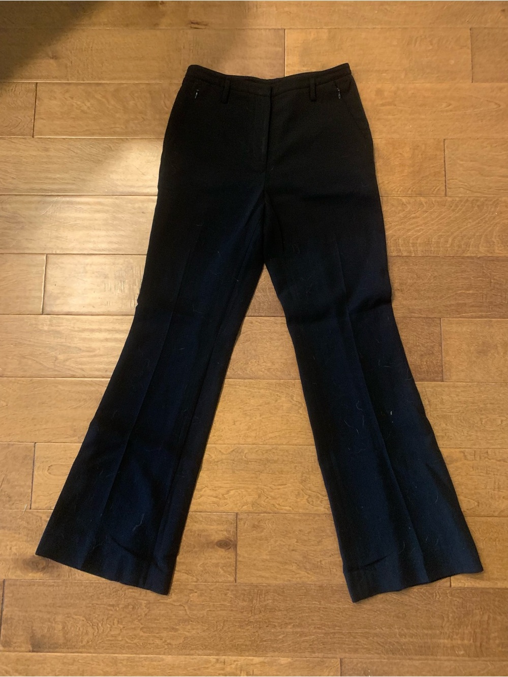 Akris Black Tailored Flare Dress Pants